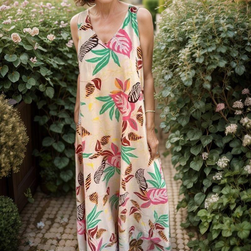 Miami Dress™ with Vibrant Print and Ultra-Light Feel / For Sunny Days, Style and Ultimate Comfort!