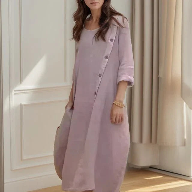 Siena™ Dress in Soft Cotton Linen / Comfort and Elegance for the Woman who Lives Lightly!