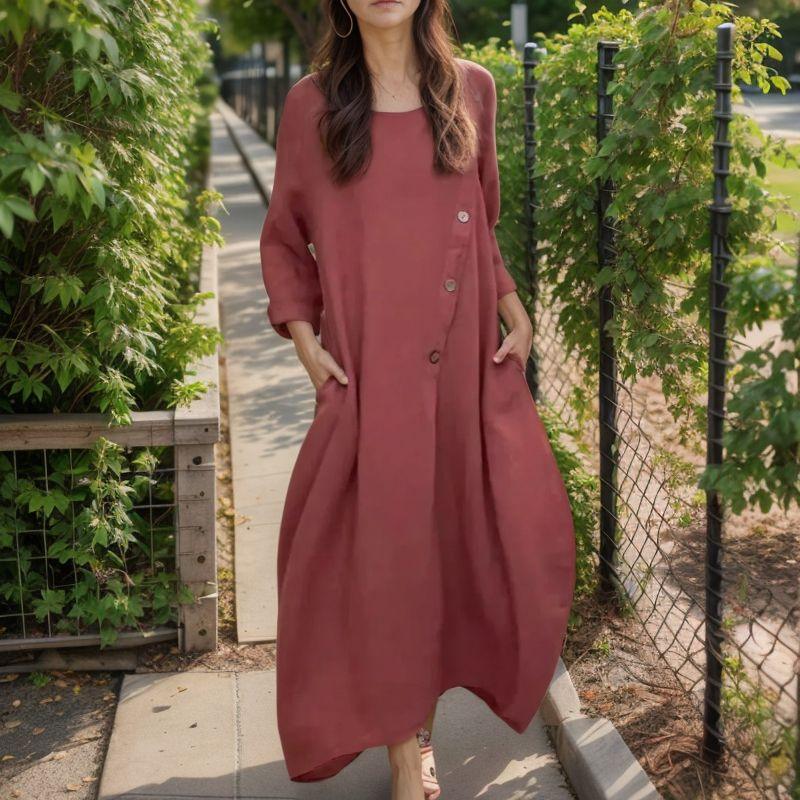 Siena™ Dress in Soft Cotton Linen / Comfort and Elegance for the Woman who Lives Lightly!