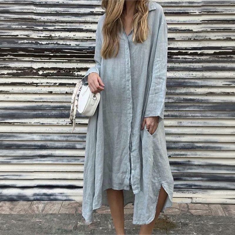 Hannah™ Dress in Rustic Linen and Essential Pockets / The Rustic Classic with a Contemporary Soul and a Handmade Touch!
