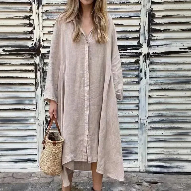 Hannah™ Dress in Rustic Linen and Essential Pockets / The Rustic Classic with a Contemporary Soul and a Handmade Touch!
