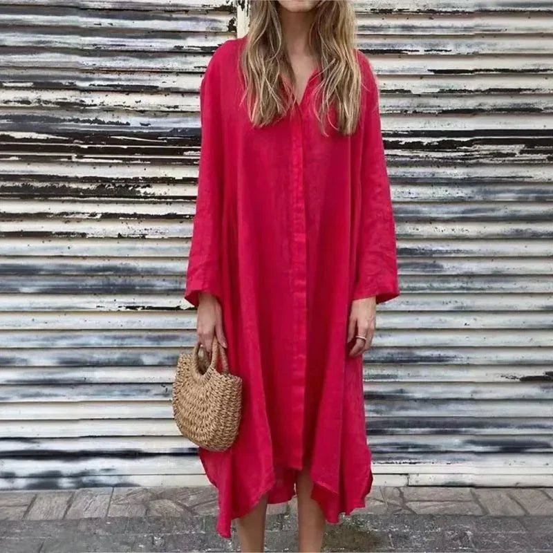Hannah™ Dress in Rustic Linen and Essential Pockets / The Rustic Classic with a Contemporary Soul and a Handmade Touch!