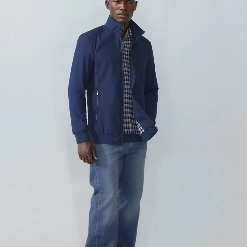 Lancaster™ Jacket with English Plaid Lining / Casual Sophistication for Men of Taste!