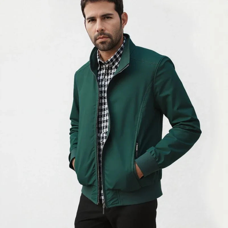 Lancaster™ Jacket with English Plaid Lining / Casual Sophistication for Men of Taste!
