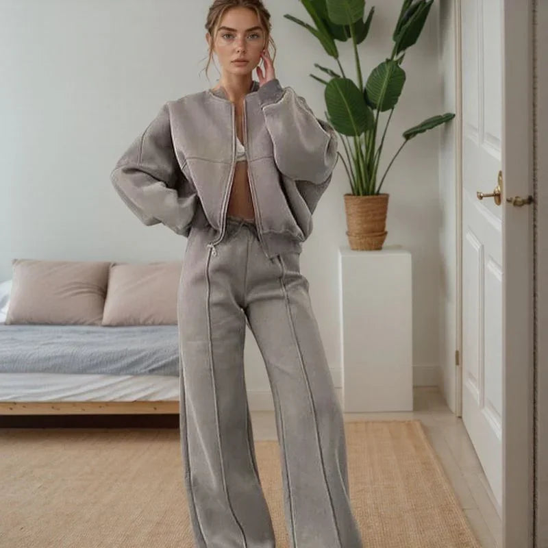 Élan™ Soft Sweatshirt Set with Minimalist Design / Modern Elegance and Premium Comfort for All Occasions!