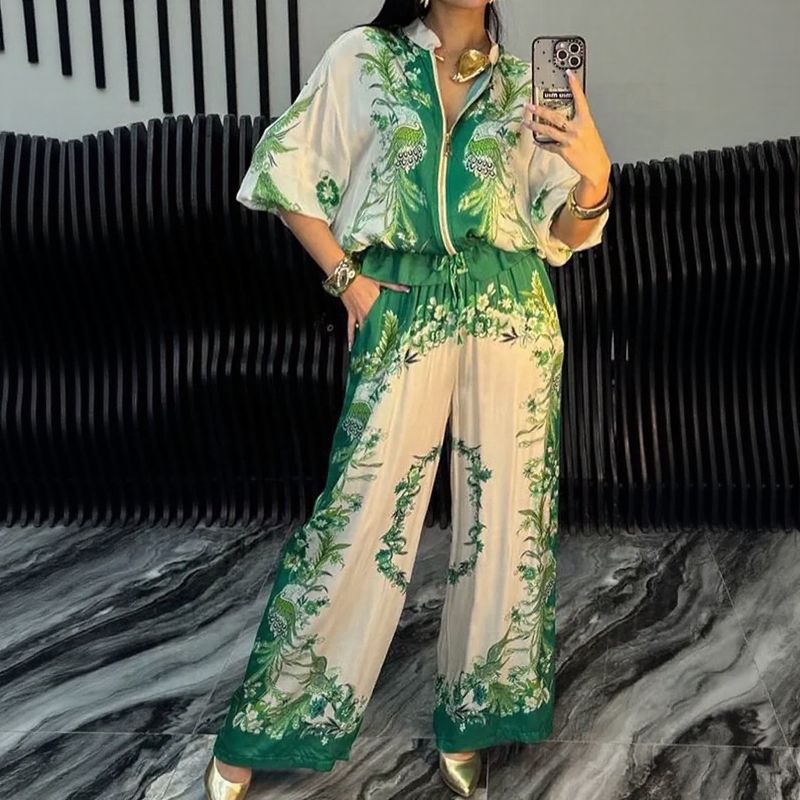 Saori™ Set in Satin Sport Fabric / A Cultural and Contemporary Touch for Women with a Light and Authentic Style!