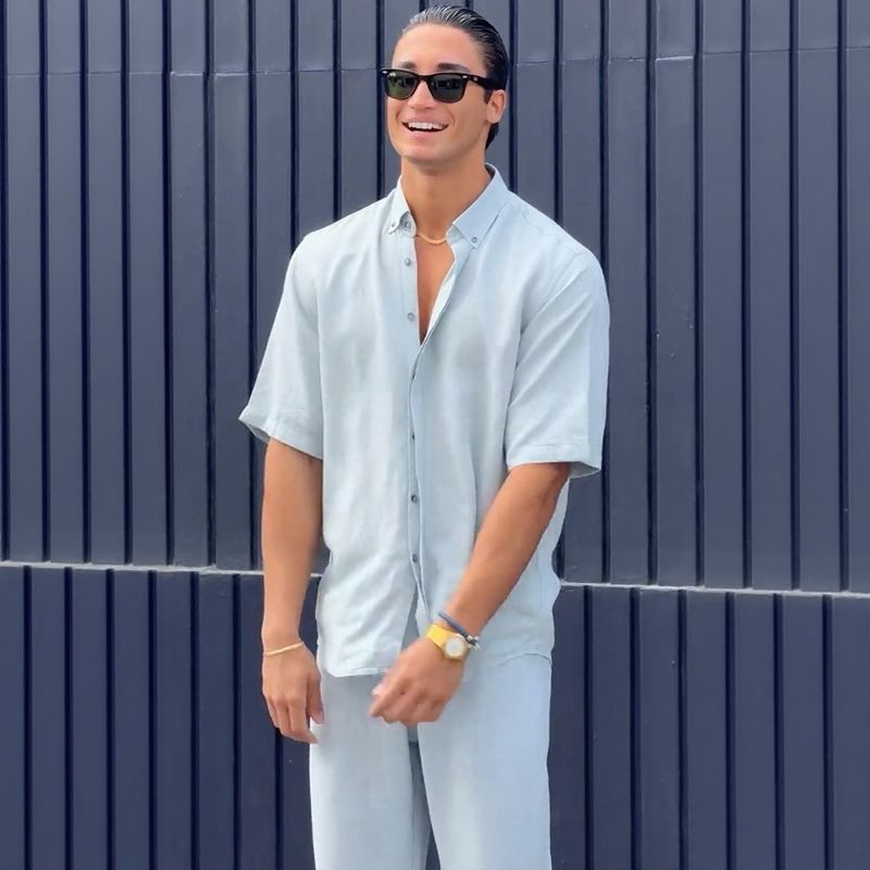Capri Uomo™ Set in Smart Fabric with Minimalist Design / European Mediterranean Luxury for Summer 2025-2026!