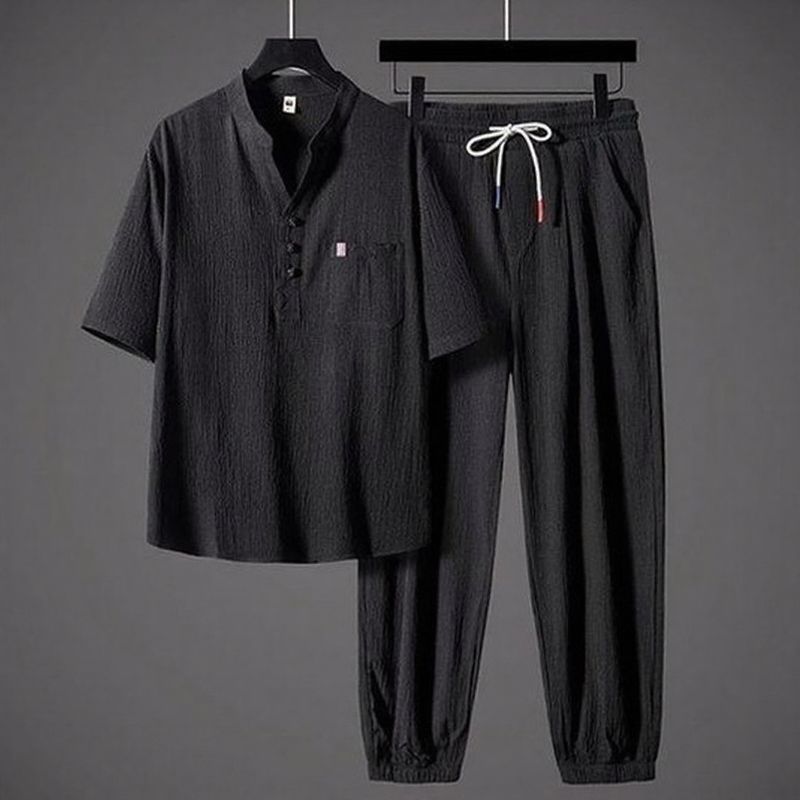 Sartori™ Set in Premium Viscose with Elegant Collar / The Meeting Point Between Comfort and Class!
