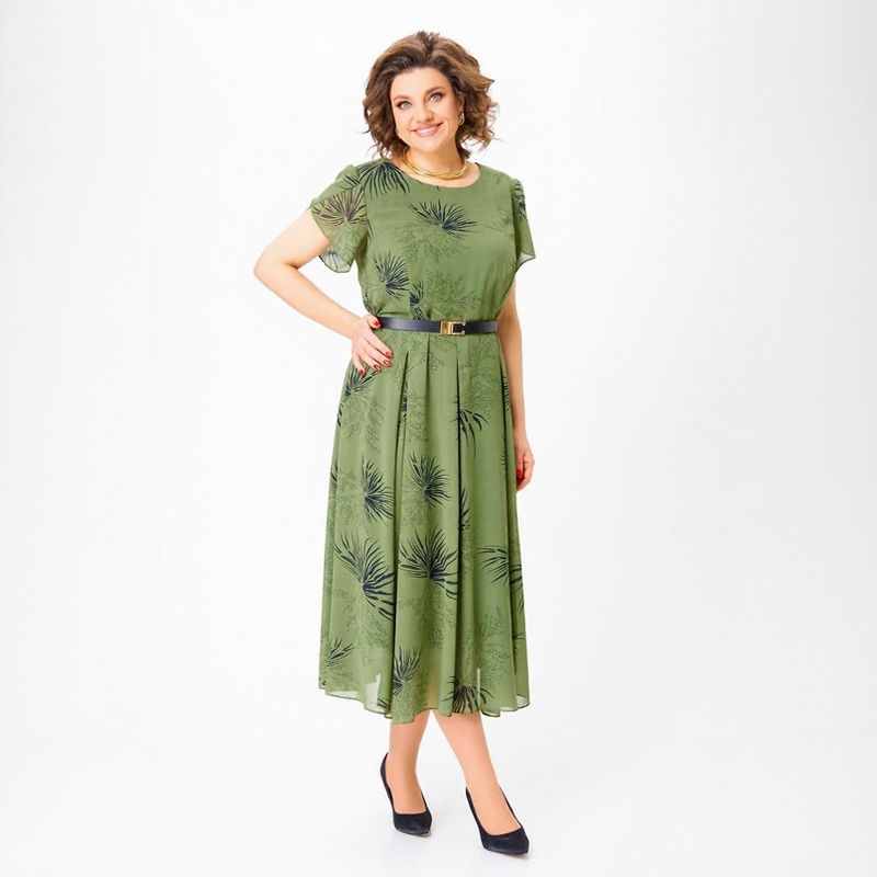 Sintra™ Dress in Flowing Poplin with Gifted Belt / A Mystical and Elegant Aura for Women Who Live with Timeless Style