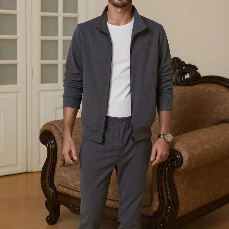 Monaco™ Set in Premium Zip-Up Sweatshirt / Minimalist Elegance With Absolute Comfort!