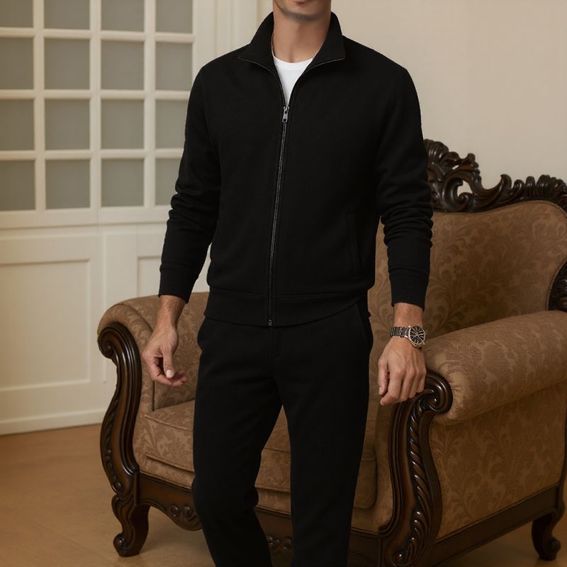 Monaco™ Set in Premium Turtleneck Sweatshirt / Minimalist elegance with absolute comfort!