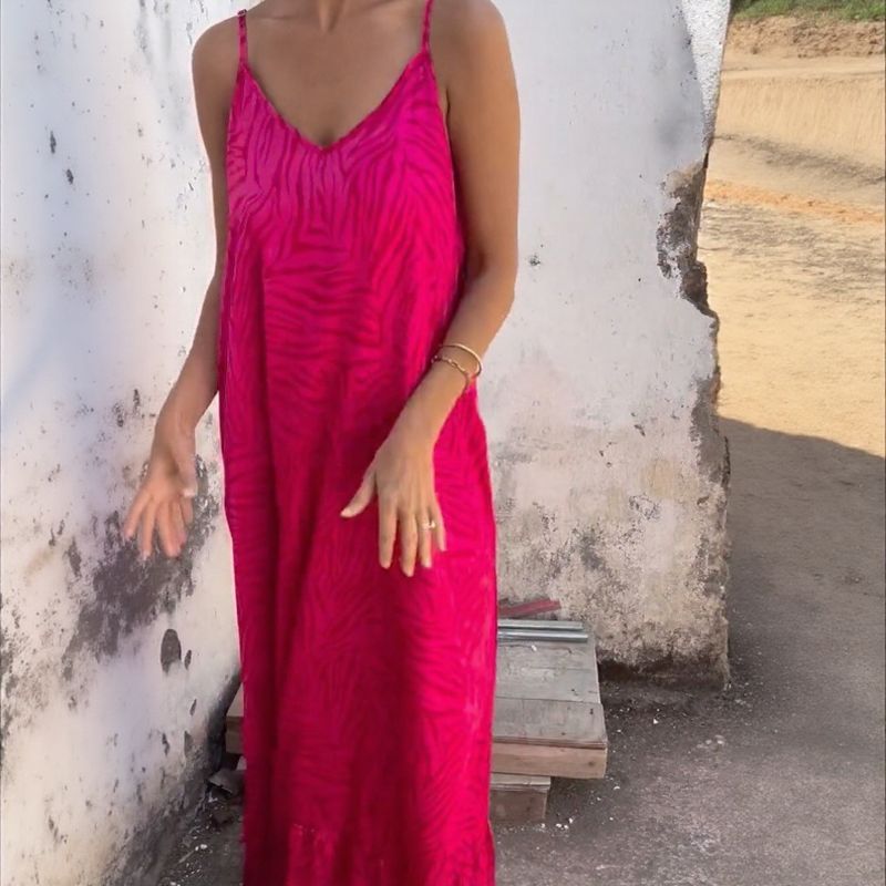 Zaya™ Dress in Cool Viscose with Delicate Adjustable Straps / Absolute lightness with a comfortable and elegant fit!