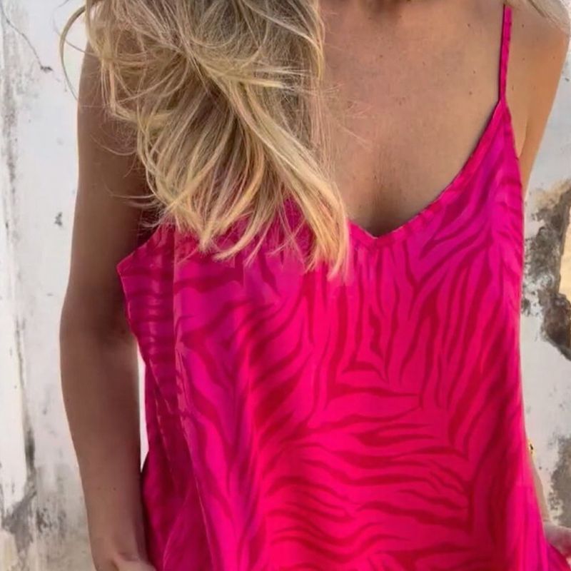 Zaya™ Dress in Cool Viscose with Delicate Adjustable Straps / Absolute lightness with a comfortable and elegant fit!