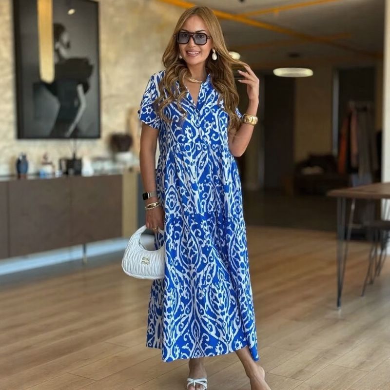 Lily™ Dress in Lightweight Viscose with Mandarin Collar / A modern classic for those who live authentically!