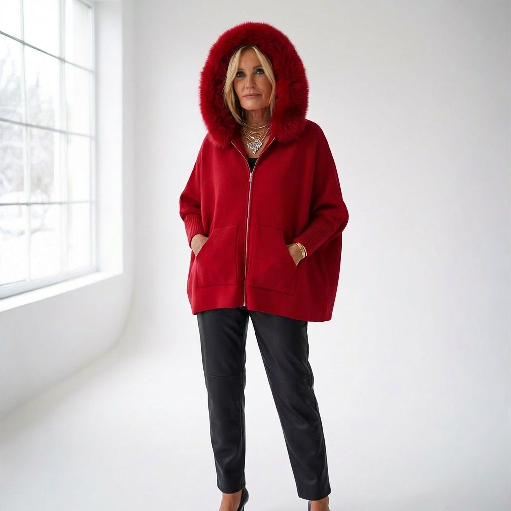 Scarlet™ Women's Coat with Luxurious Plush Hood