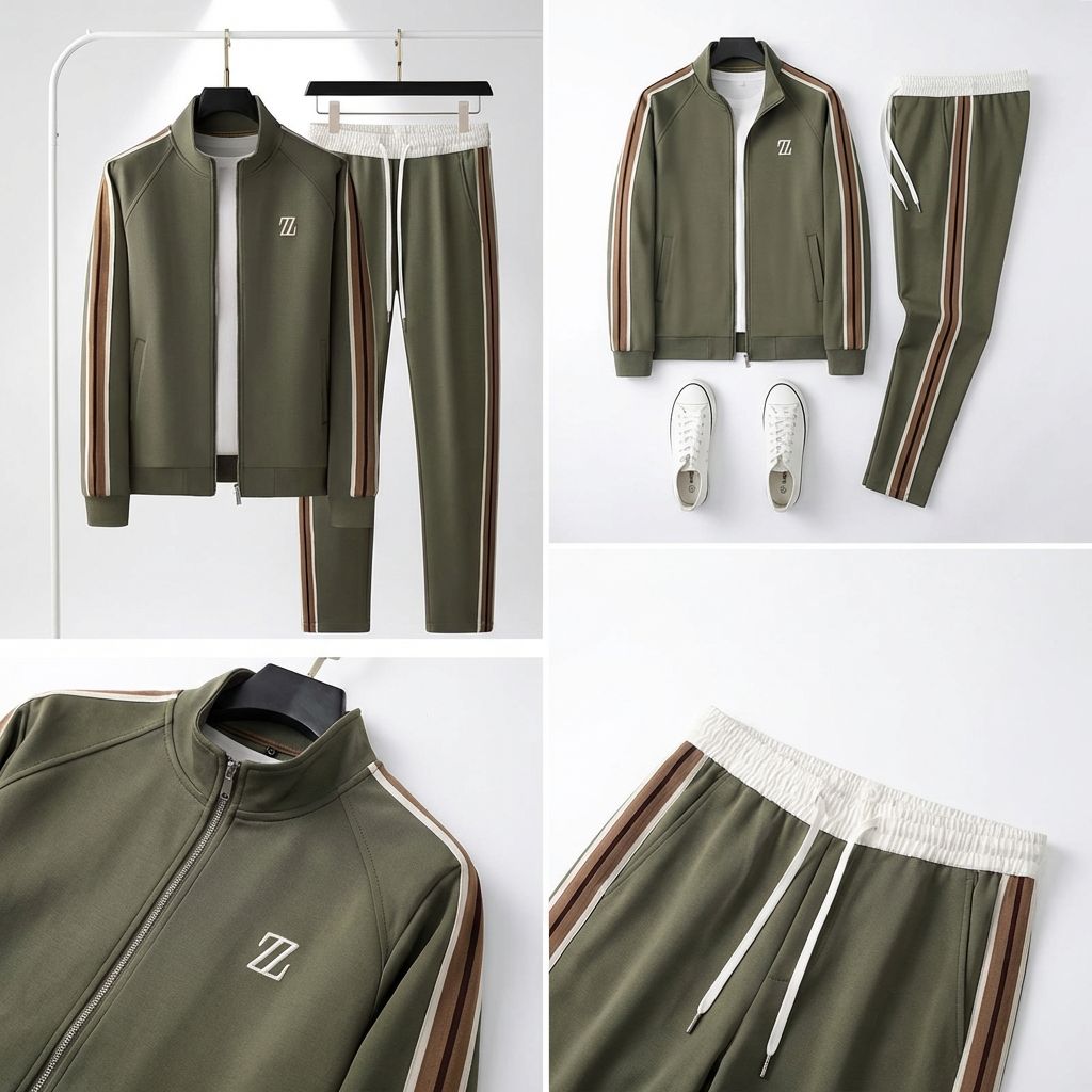 Cortéz™ Premium Athletic Knit Set with Minimalist Design