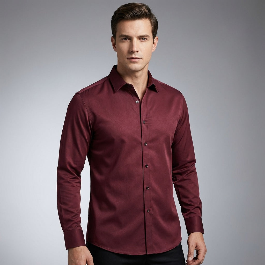 Aureo™ Shirt in Silky Polyamide with High Elasticity