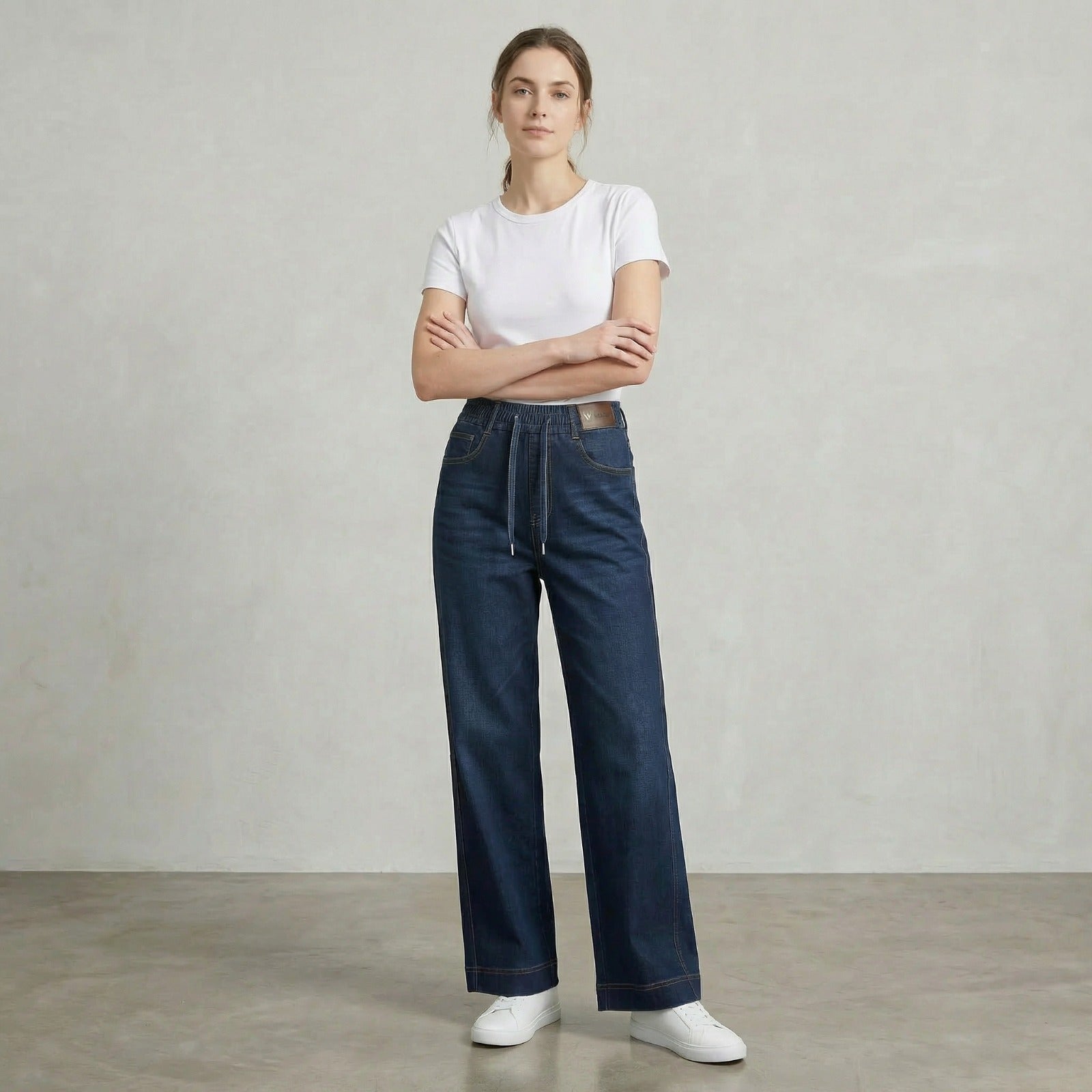 Atlanta™ Pants with Straight Cut and Adjustable Waist