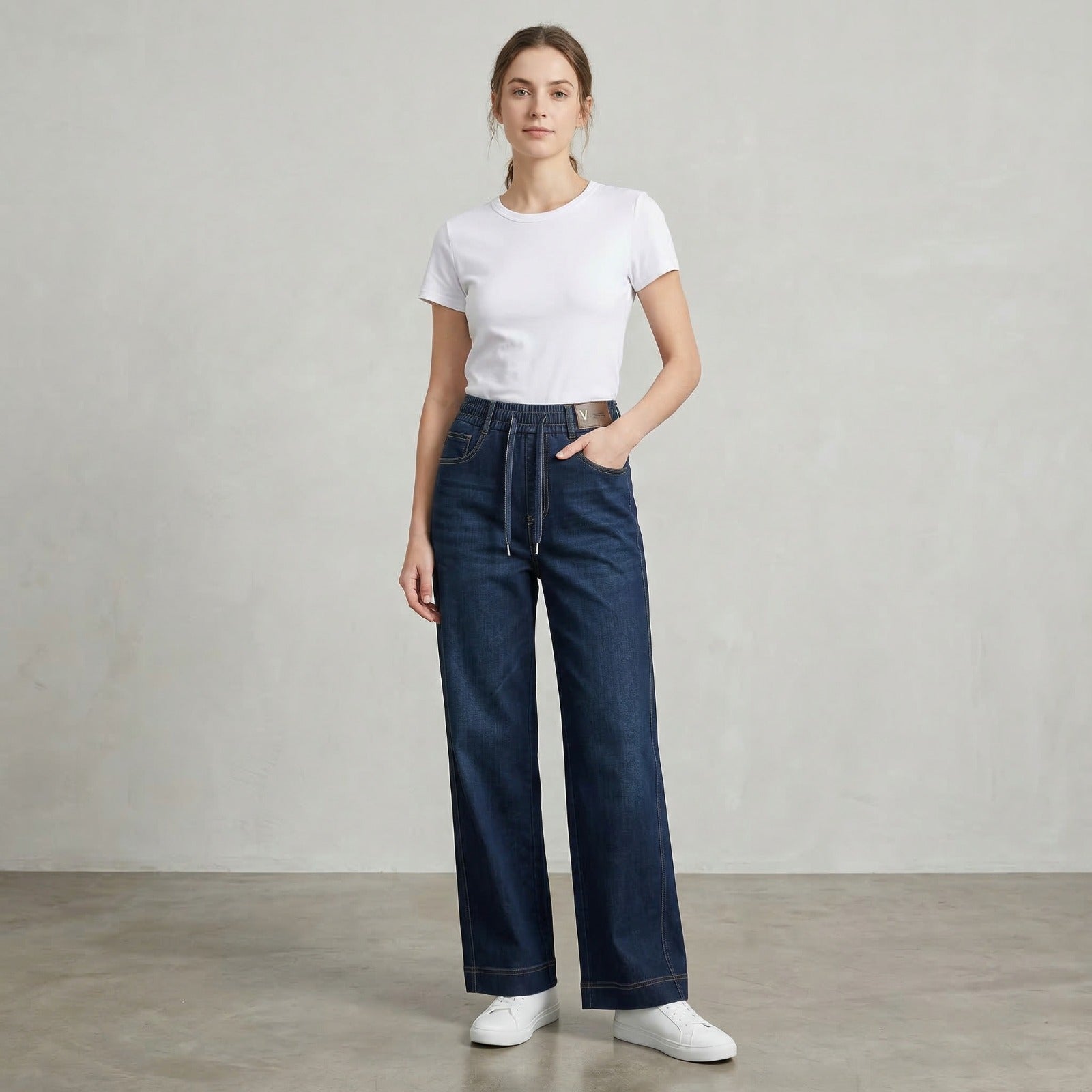 Atlanta™ Pants with Straight Cut and Adjustable Waist