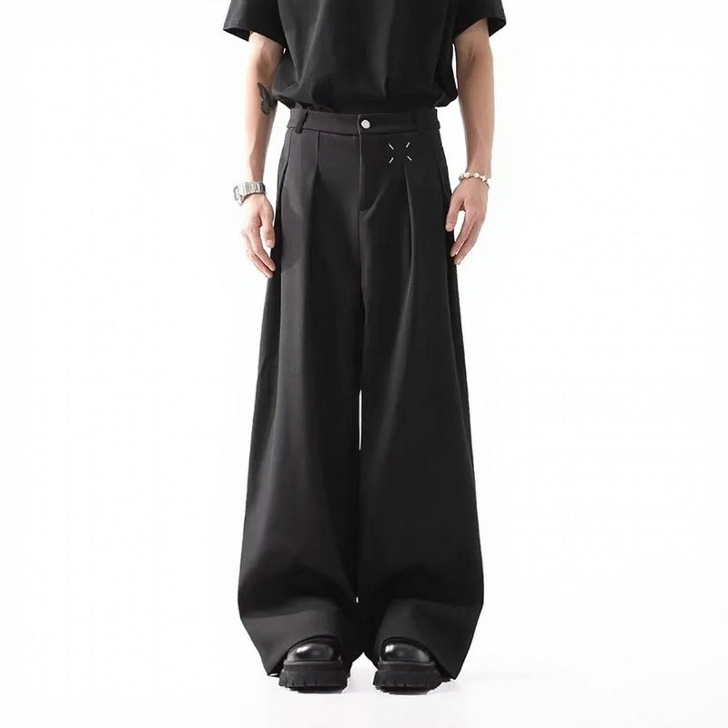 Kronos Flow™ Tailored Wide-Leg Pants With Premium Streetwear Aesthetic