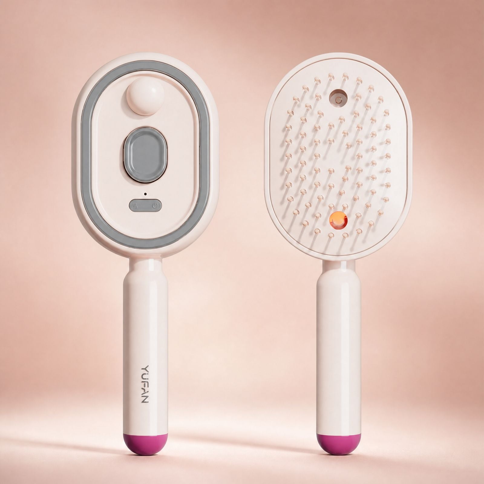 MistCare™ 3-in-1 Electric Hair Brush with Frizz Control, Gentle Detangling & Scalp Massage