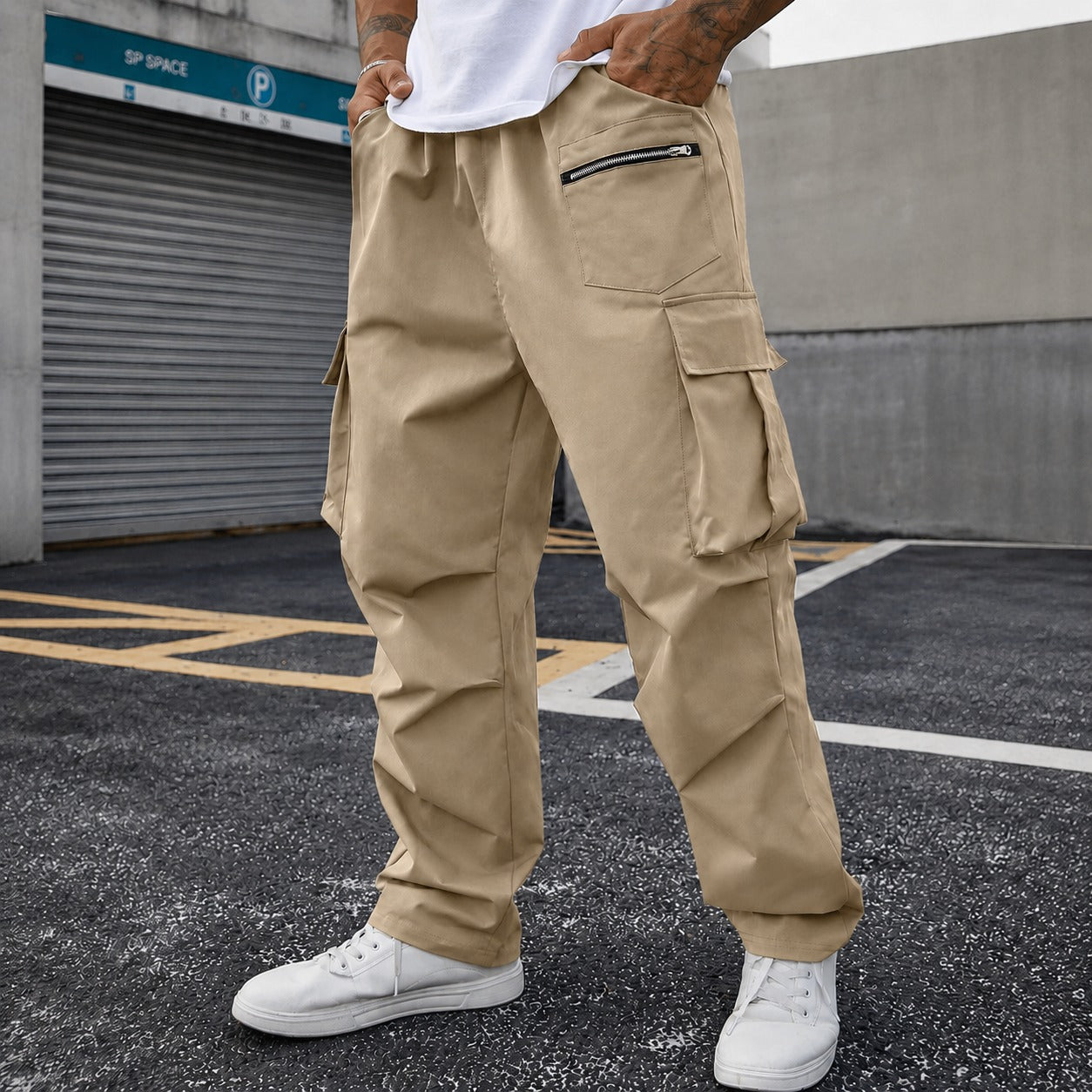Pants Orson™ with Cargo Pockets, Front Zip Pocket and Jogger Fit