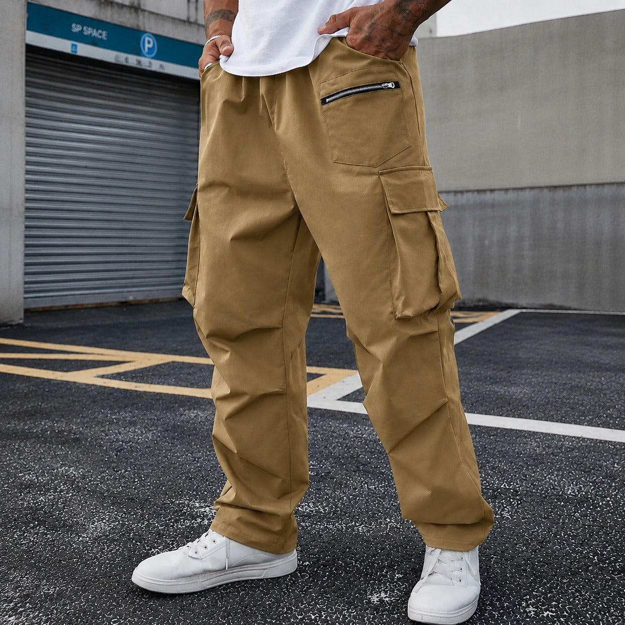 Pants Orson™ with Cargo Pockets, Front Zip Pocket and Jogger Fit