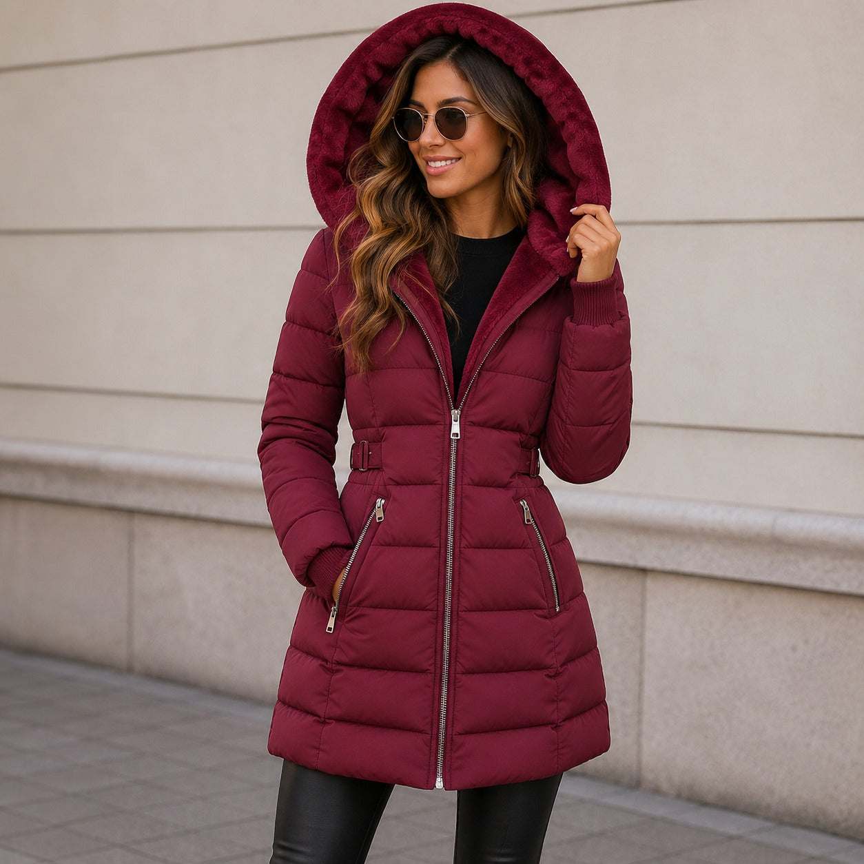 Mirelly™ Quilted Coat with Soft Interior Lining