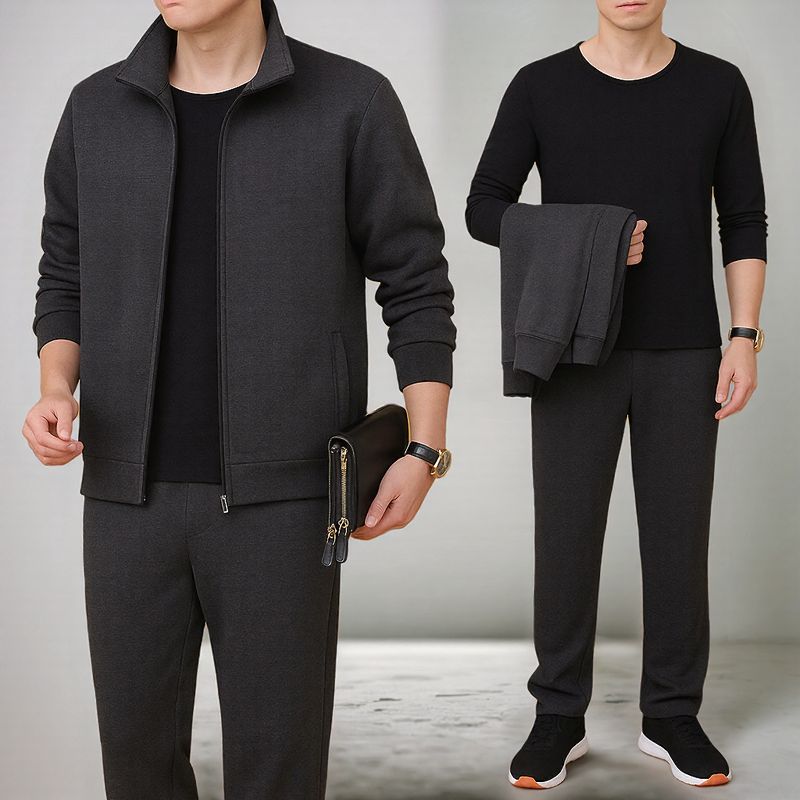 Monaco™ Set in Premium Turtleneck Sweatshirt / Minimalist elegance with absolute comfort!