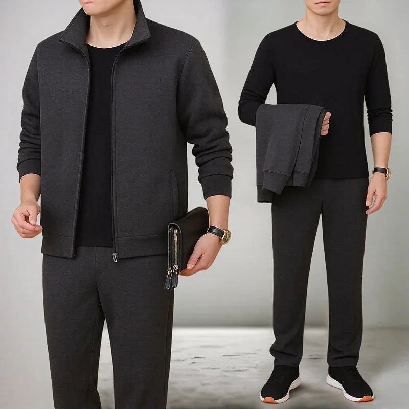 Monaco™ Set in Premium Zip-Up Sweatshirt / Minimalist Elegance With Absolute Comfort!