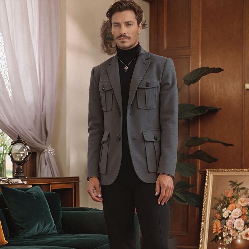 Lauritz™ Casual Blazer with Premium Structured Fabric / The Quiet Luxury of Italian Tailoring!