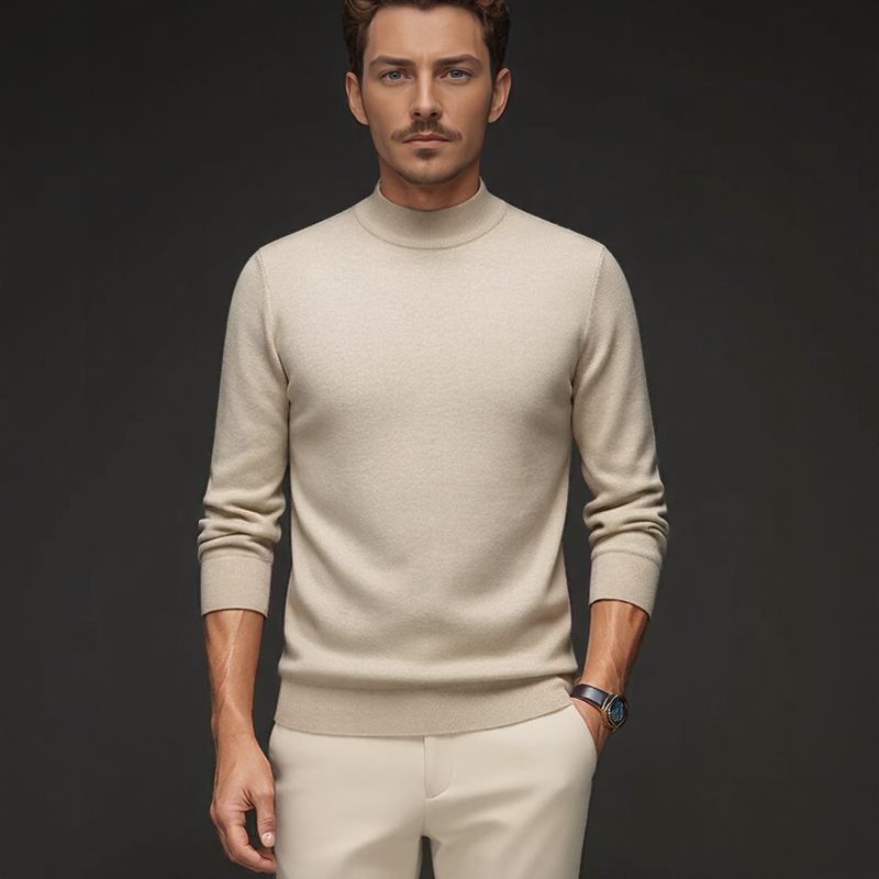 Everest™ Sweater with Premium Fleece Lining and High Neck / Sophisticated Warmth with Maximum Comfort Even on the Coldest Days!