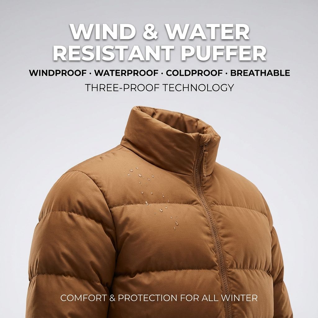 Avalon™ Waterproof Jacket with Triple Insulation and Premium Finish / Power, Elegance, and Resistance in Any Weather!