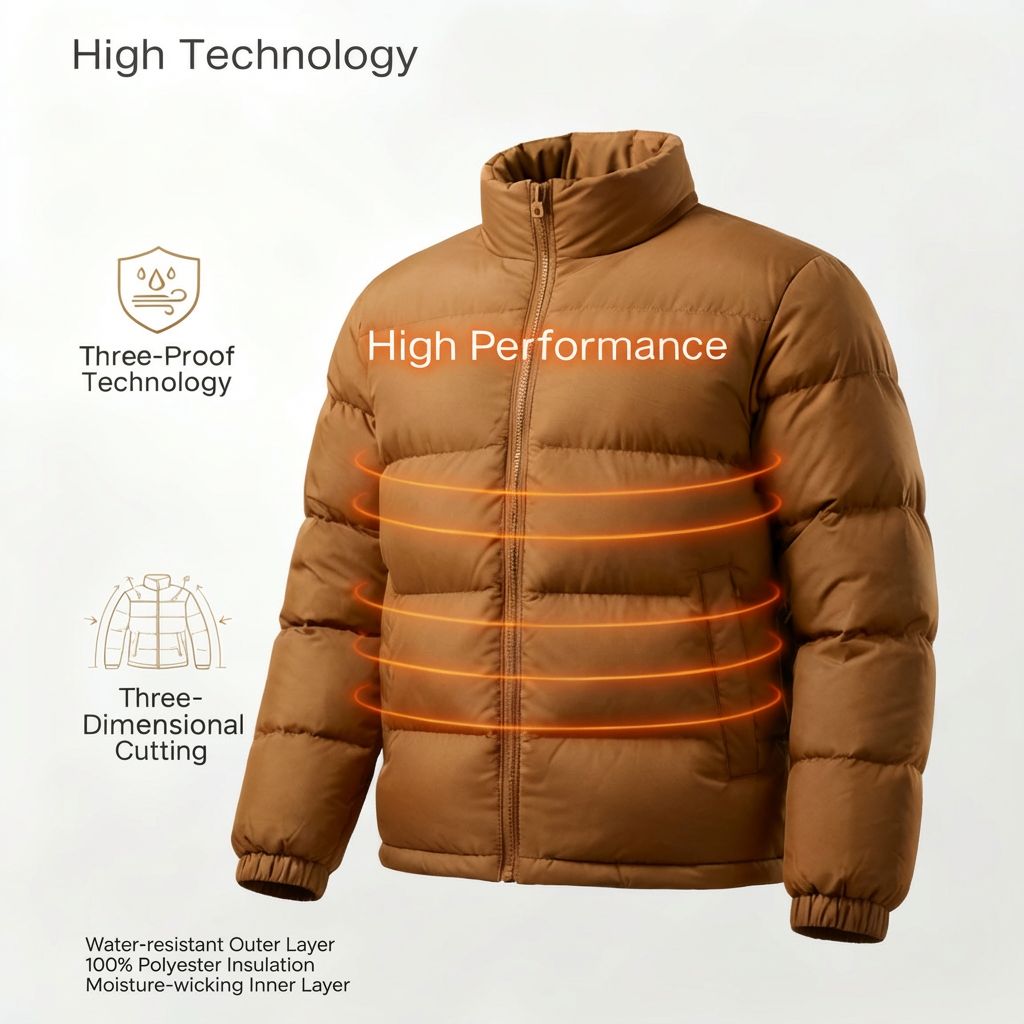 Avalon™ Waterproof Jacket with Triple Insulation and Premium Finish / Power, Elegance, and Resistance in Any Weather!