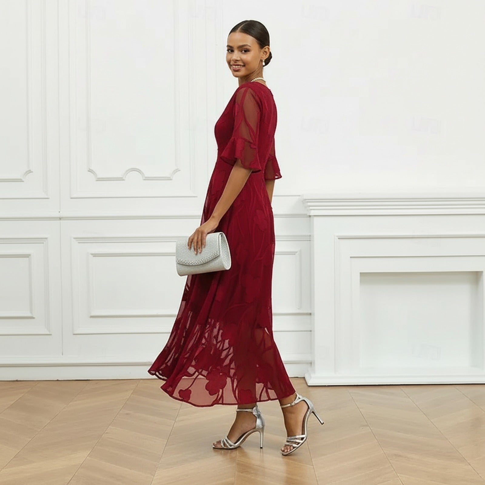 Celira™ Dress with Sophisticated Floral Design