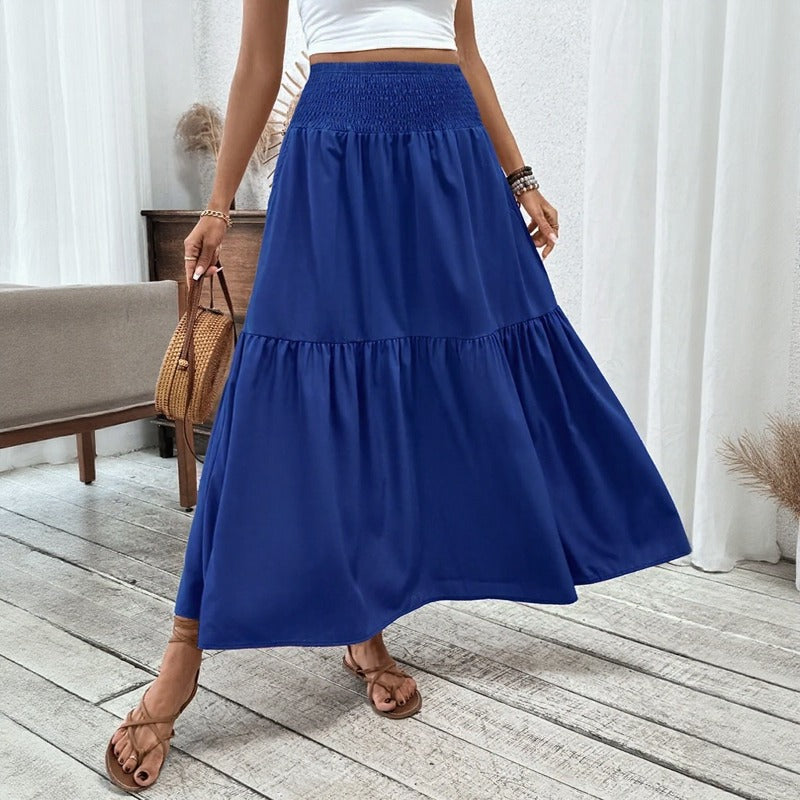 Mireya™ Skirt with Layered Structure and Loose Fit