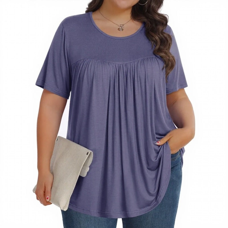 Lirena™ Blouse with Charming Prints and Gathered Silhouette