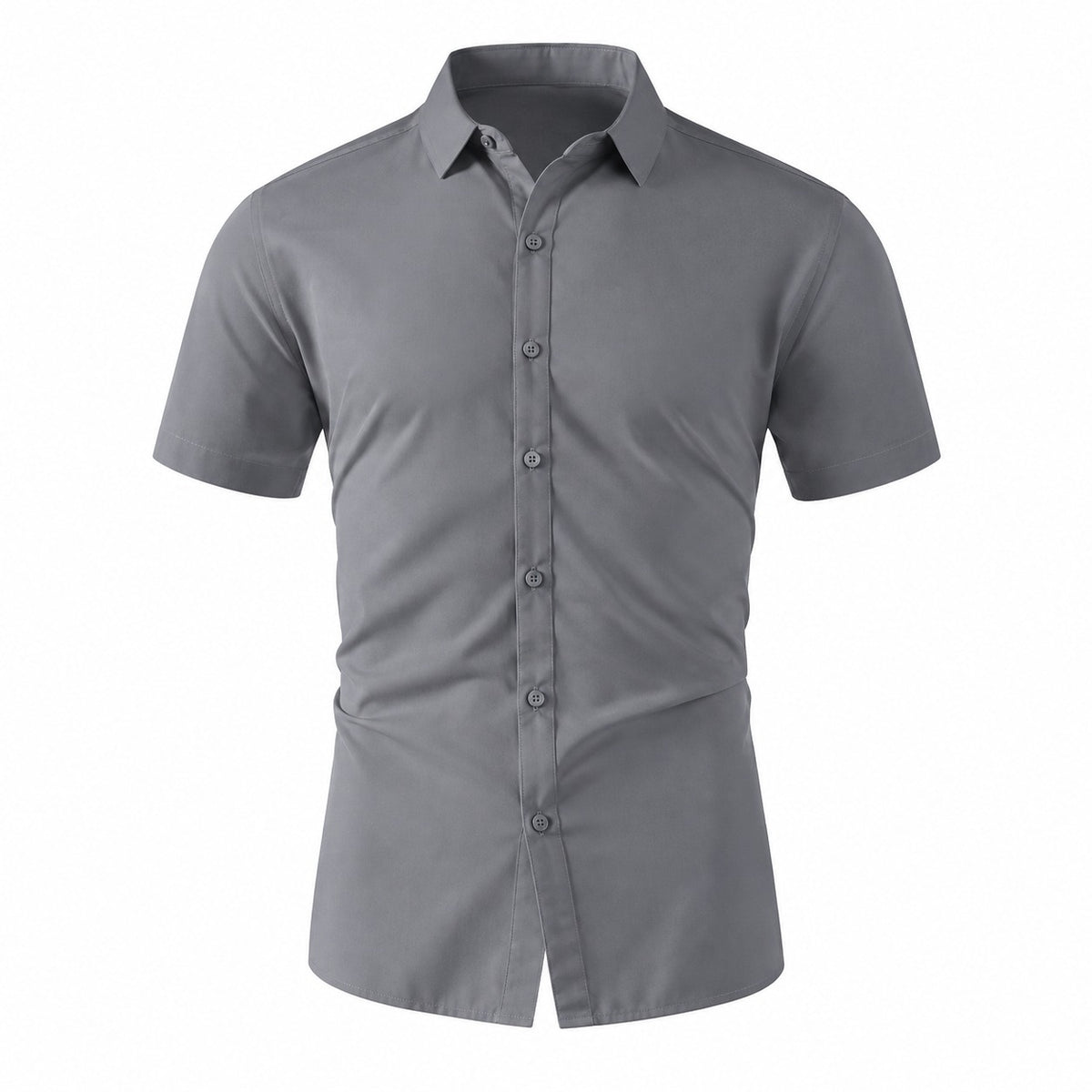 Marco™ Slim Fit Shirt with Classic Collar and Short Sleeves
