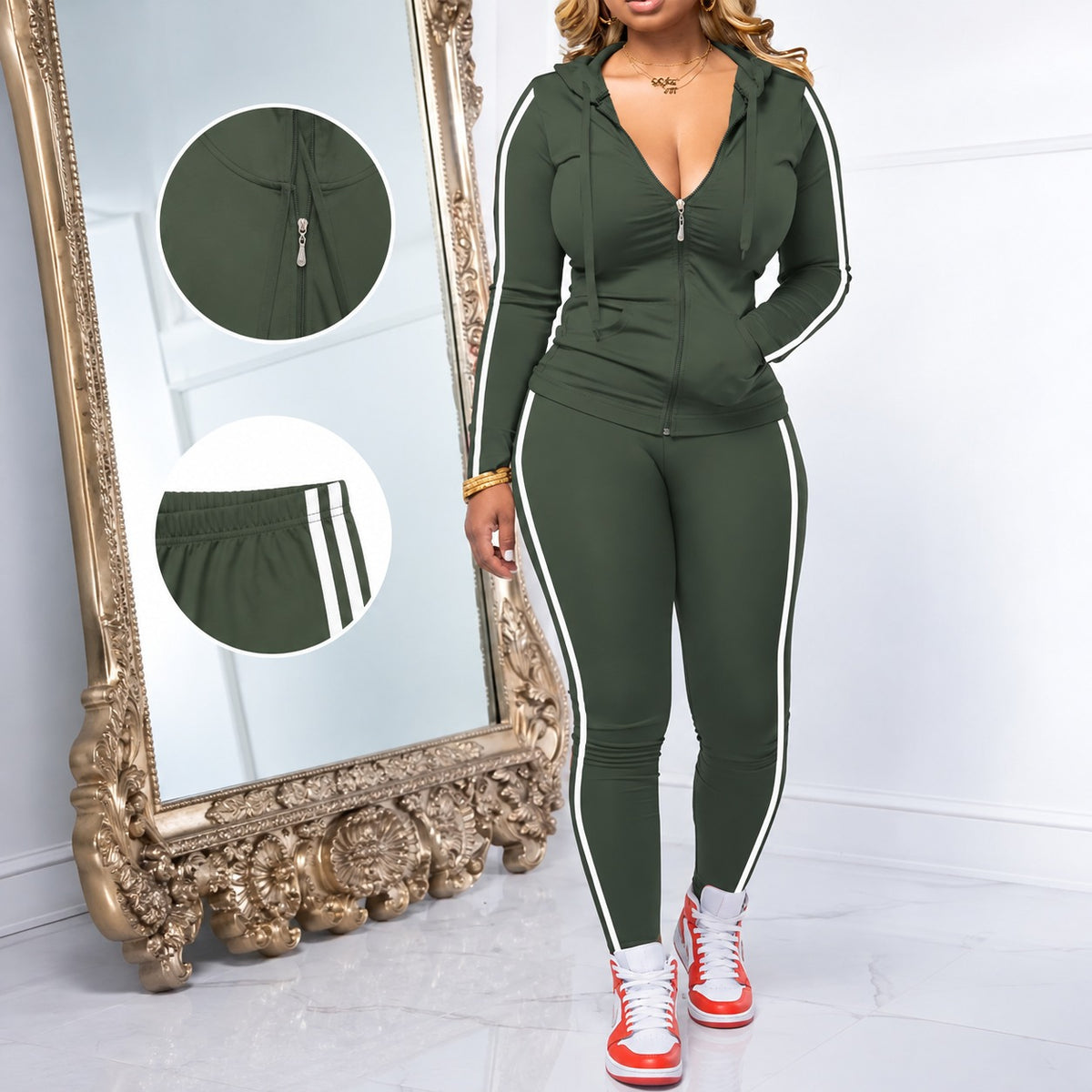 Avery™ Athletic Set with Hooded Jacket and Slim-Fit Pants