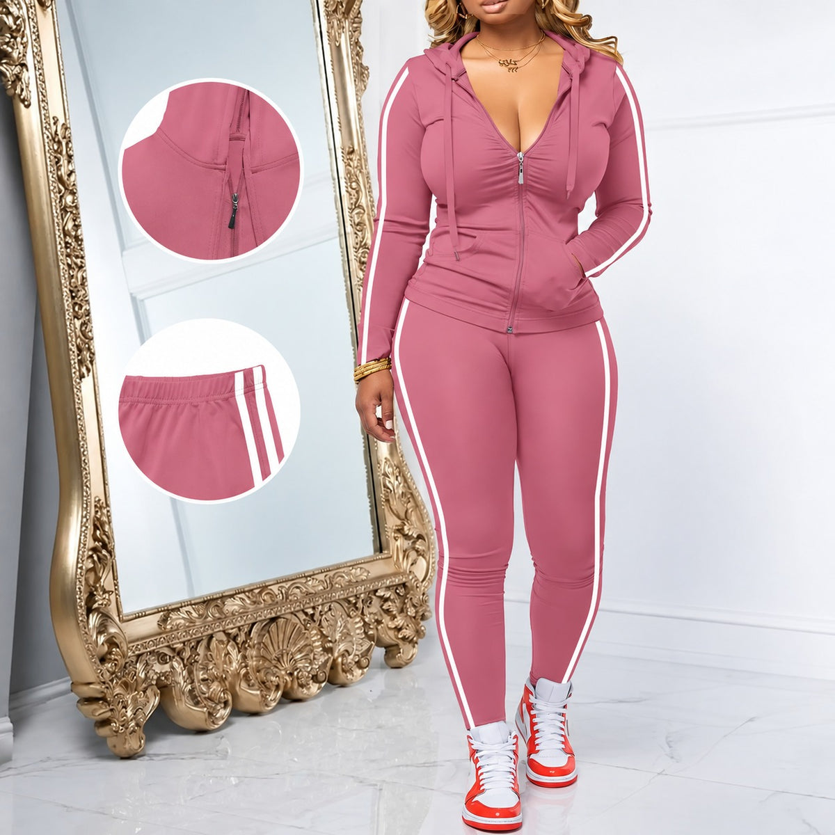 Avery™ Athletic Set with Hooded Jacket and Slim-Fit Pants