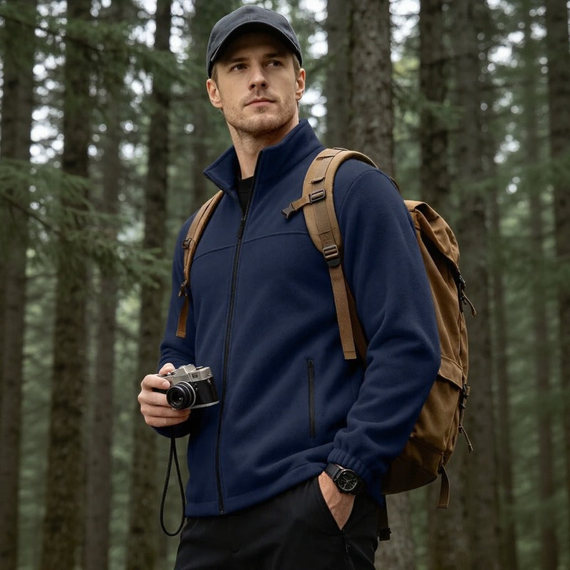 Caldwell™ Fleece Jacket with High Collar and Front Zipper