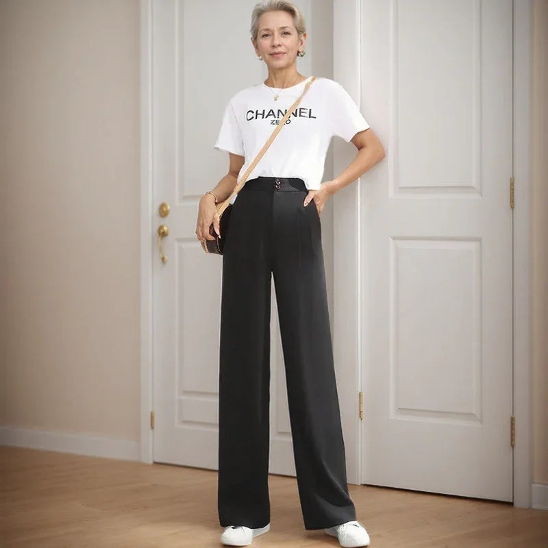 Naomi™ Pants in Premium Viscose with a Touch of Modal / Because You Deserve Comfort with Refined Style!