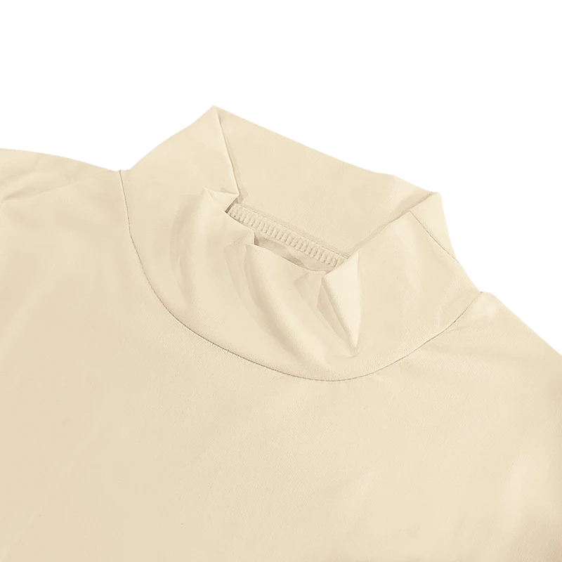 St. Moritz™ High Neck T-Shirt with Clean Design / Refined Minimalism for Men with Presence!