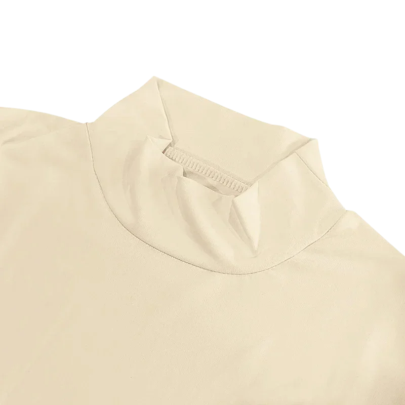 St. Moritz™ High Neck T-Shirt with Clean Design / Refined Minimalism for Men with Presence!
