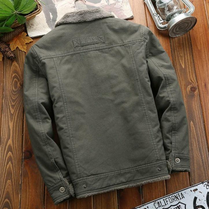 Aviator Heritage™ Jacket in Cotton with Fleece-Lined Interior / The Official Jacket for Bold and Stylish Men!