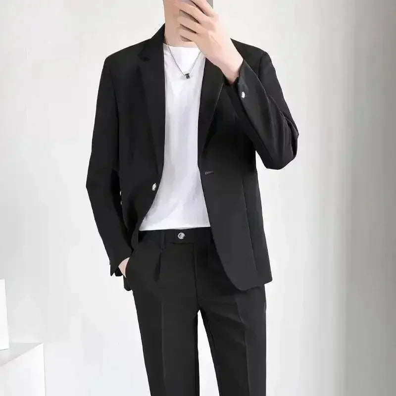 Men’s Modern Business Casual Suit – Sleek Design with Comfort for Everyday Elegance