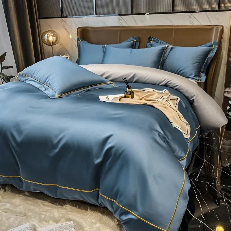 Luxury Egyptian Cotton Bedding Set – 600-Thread-Count Softness for Restful Nights