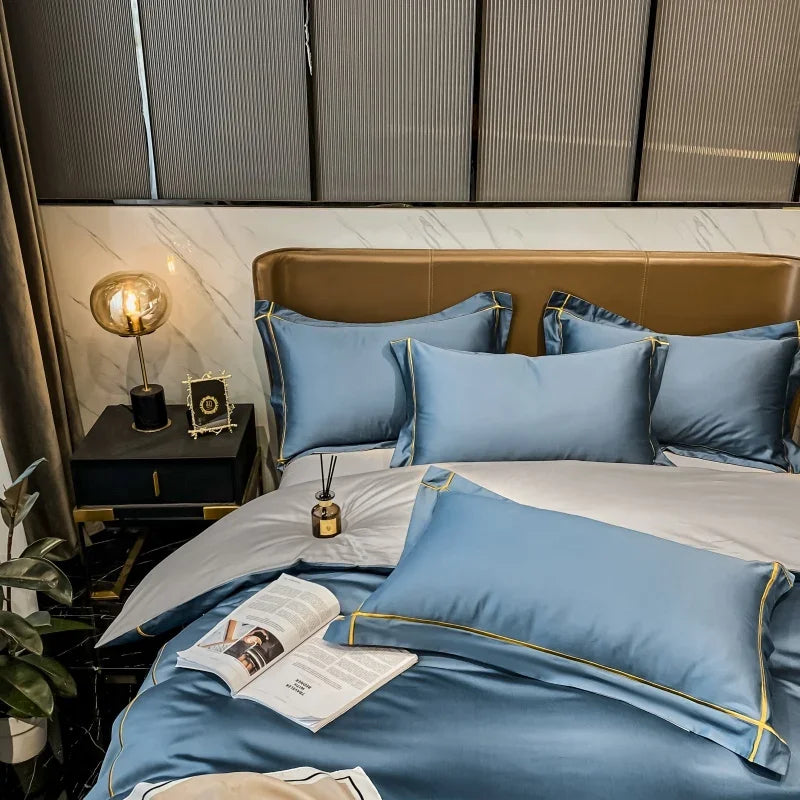 Luxury Egyptian Cotton Bedding Set – 600-Thread-Count Softness for Restful Nights