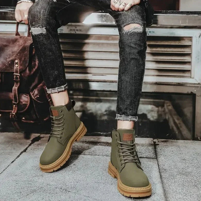 Men’s Waterproof Leather Boots – Rugged Durability and All-Weather Protection
