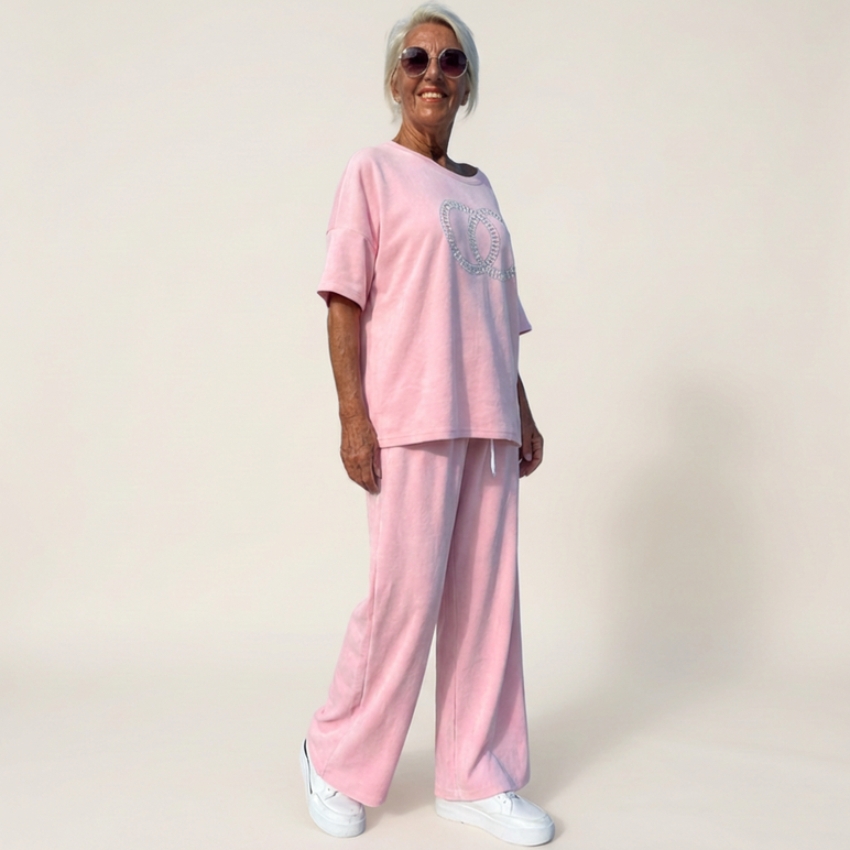 Urban Grace™ Signature Set in Comfort Knit with Elegant Crystal Details